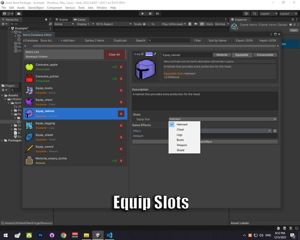 ItemForge - Advanced Inventory System