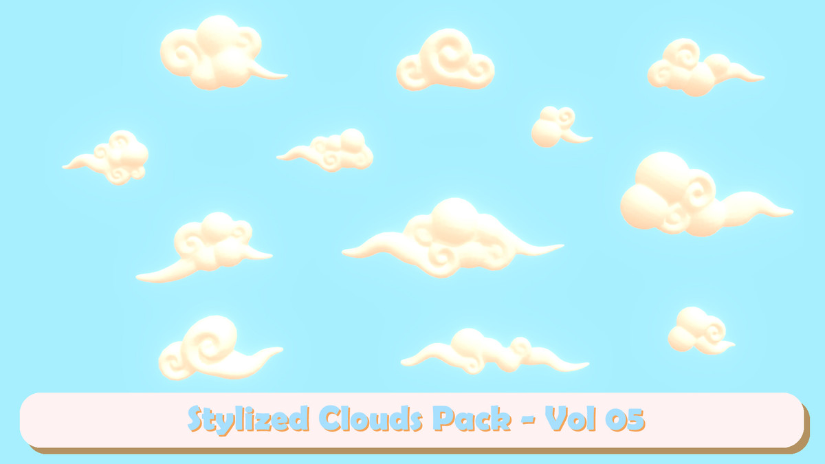 Stylized Clouds Collection