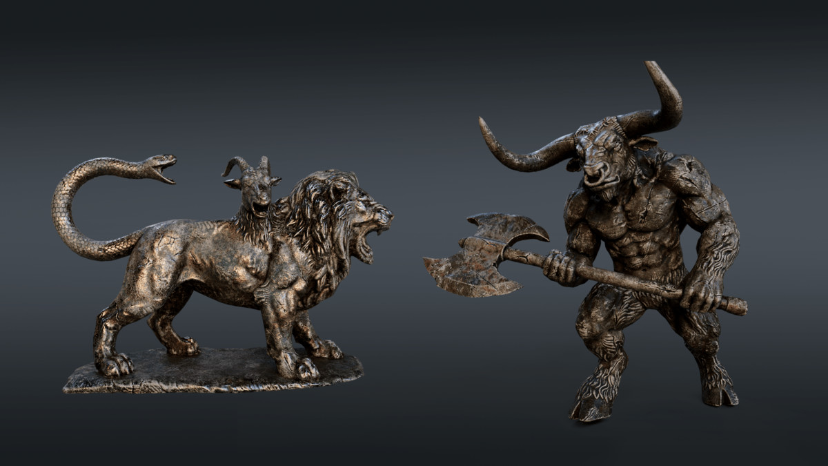 Creature Statues - Mythical Collection (URP)