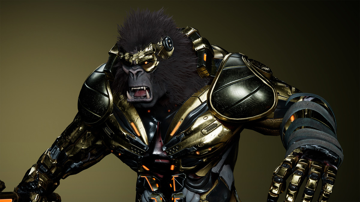 Sci-Fi Titan Gorilla