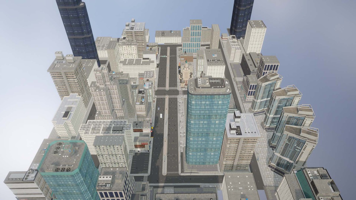 Full Game Ready City Pack Modular Low Poly Urban Environment Low-poly 3D model