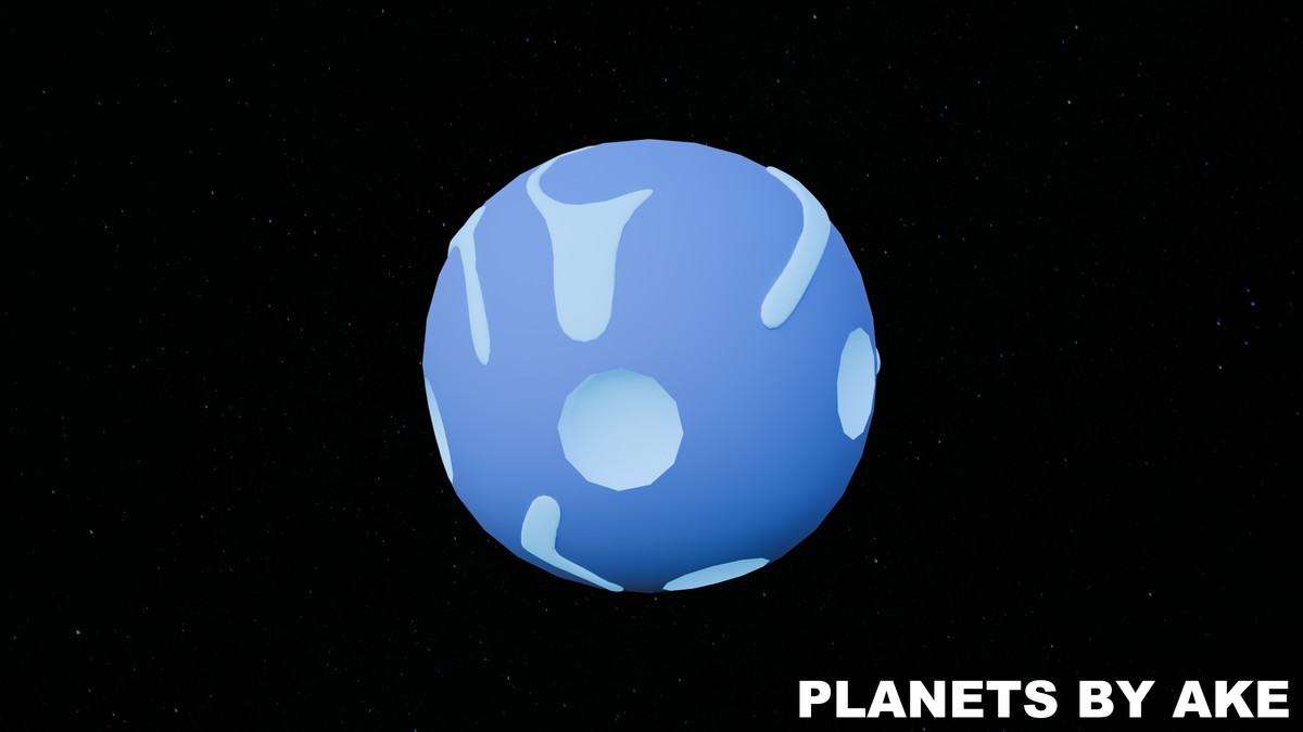 Planets - Stylized Low Poly Asset Pack by Ake