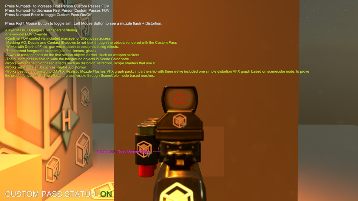 H_RenderObjects Custom Pass for HDRP