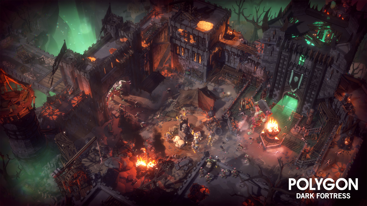 POLYGON - Dark Fortress - Low Poly 3D Art by Synty