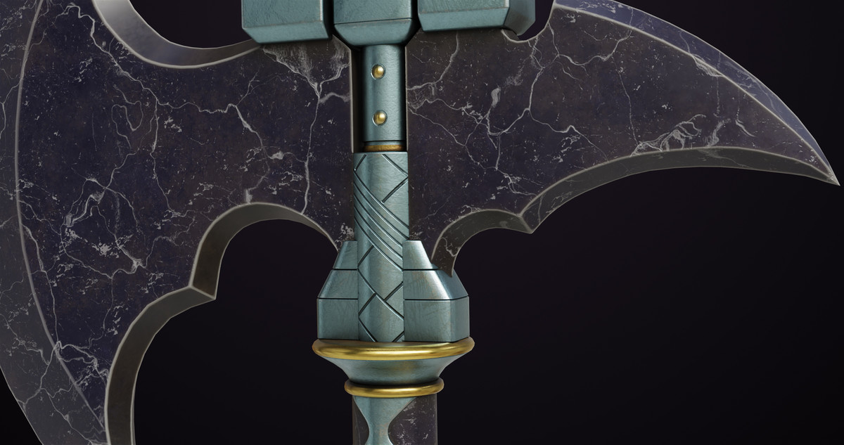 Battle Axe 08 URP HDRP Textures