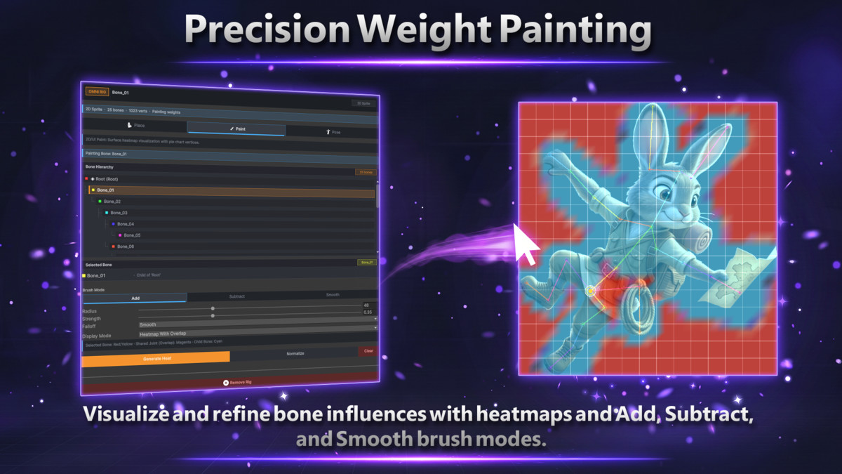 Omni Rig - 2D, 3D & UI Rigging Tool