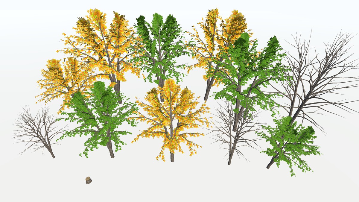 Trees Herbs Plants Pack