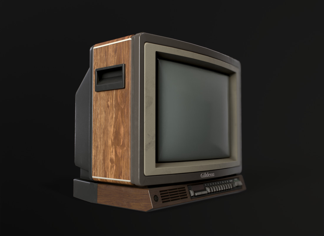 Retro TV Wooden case