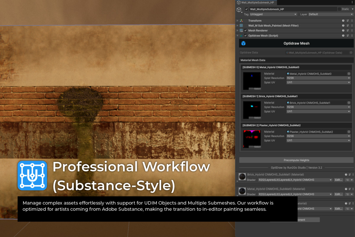 OptiDraw – Advanced Mesh Painting Tool