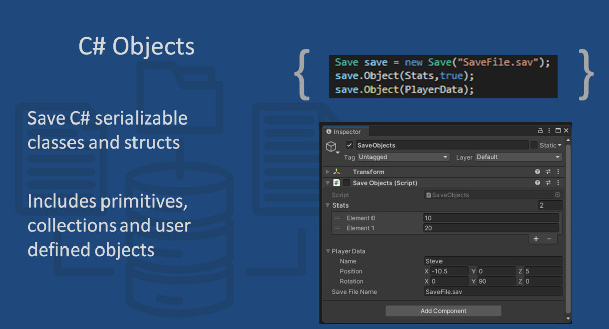 Save for Unity Core - Network Edition