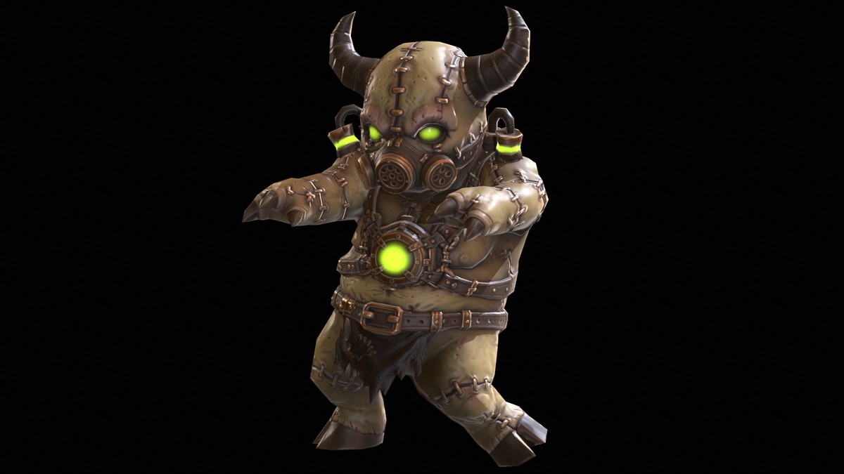 Chibi Necro Zombie Bull