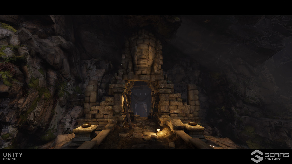 [HDRP] Ancient Temple Ruins - Mountains Environment