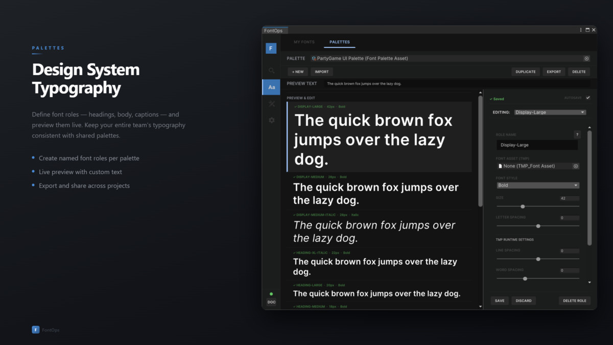 FontOps - Font Manager