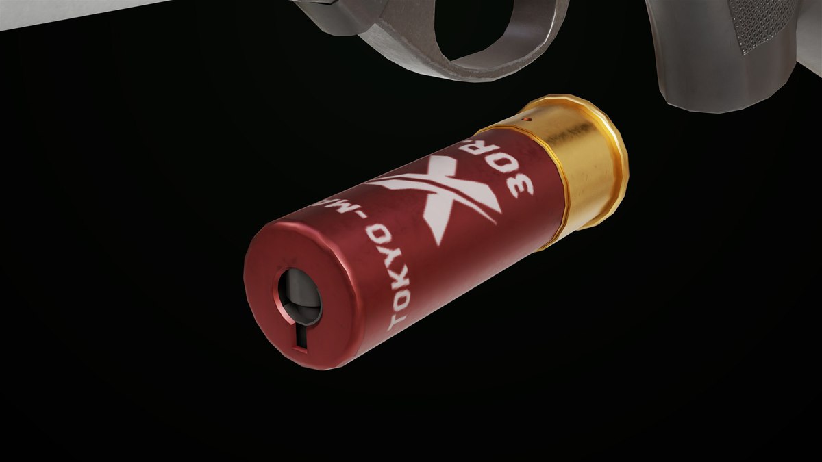 Long Shotgun 01 Black And Silver Single Mat URP HDRP Textures