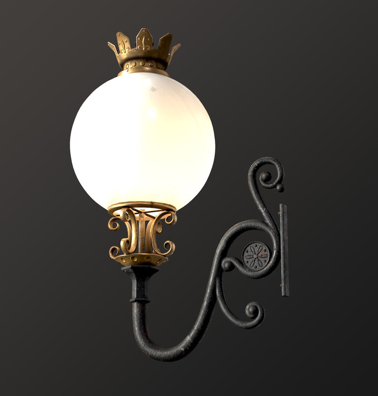Round Street Lamp