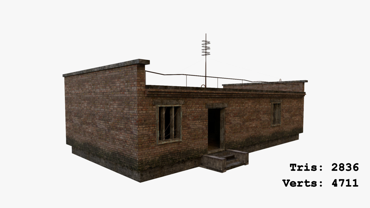 Abandoned Apocalyptic Buildings Mega Pack