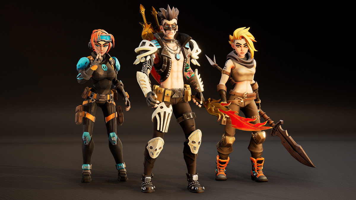 Stylized Hero Characters Pack vol.3 – 3 Game-Ready Heroes (9 Skins)