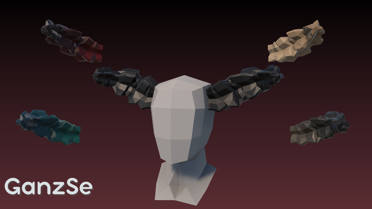 GanzSe Horns - Fantasy Low Poly Pack