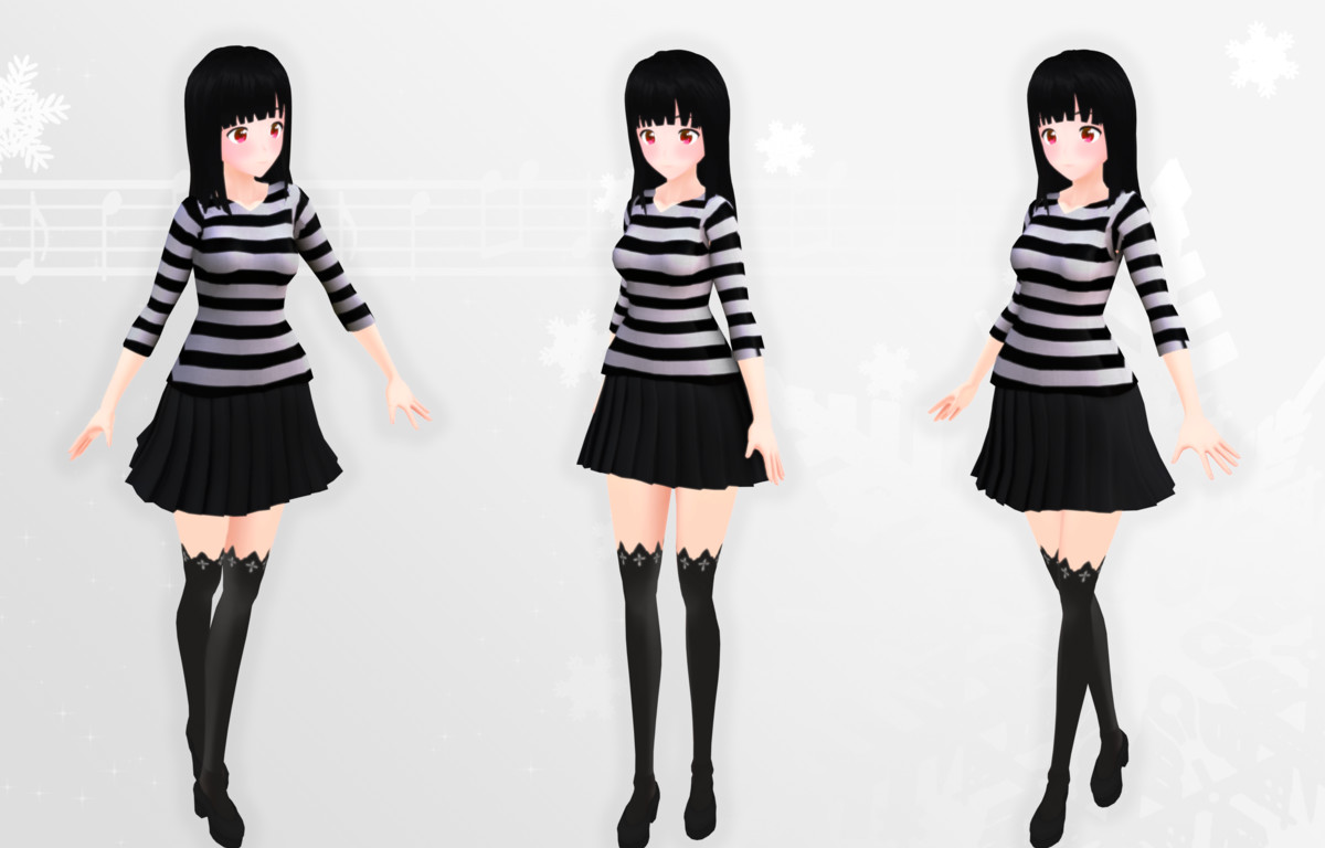 Luna: Anime-Style Character For Games And VRChat