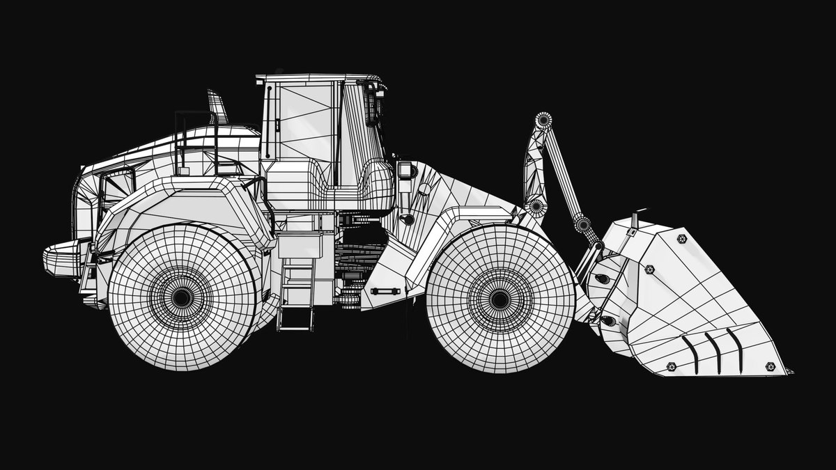 Mining Truck 02 URP HDRP Textures