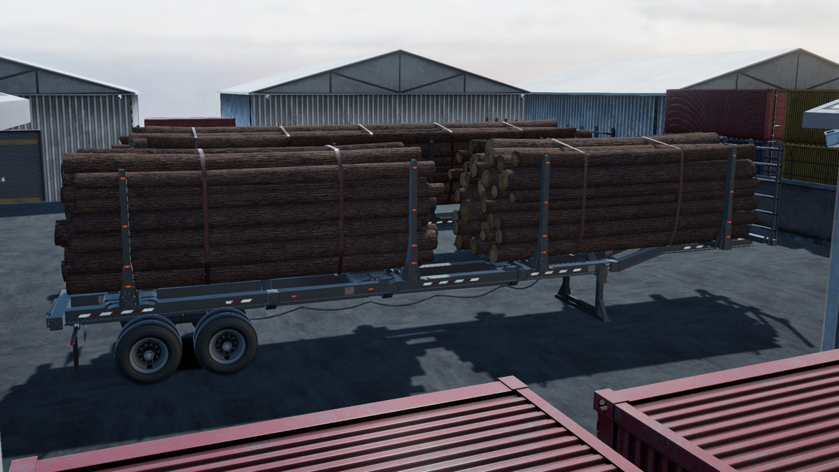 Cabover log truck