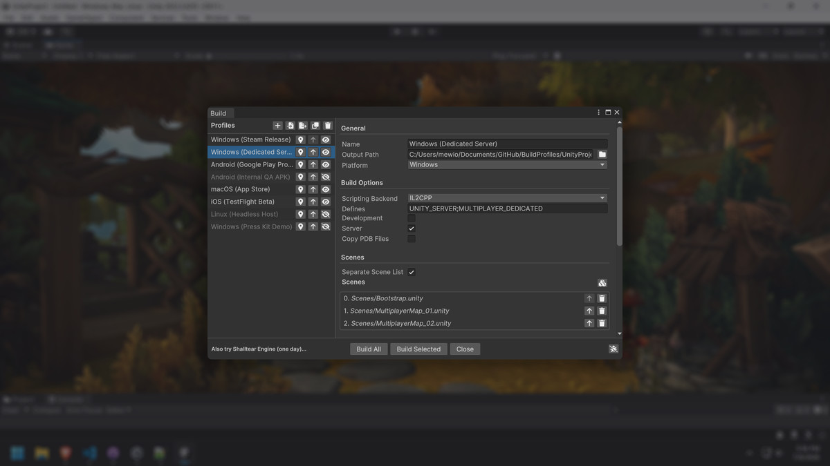 Build Profiles
