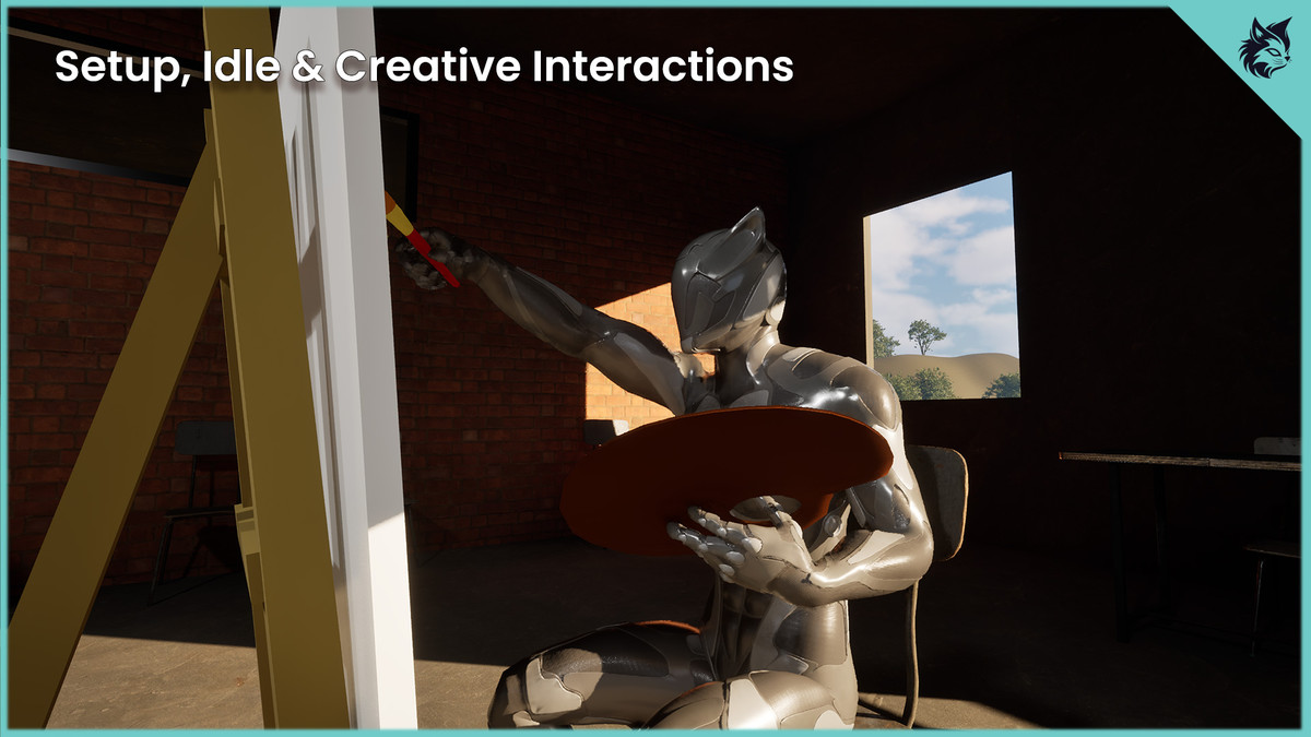 Artistic Painter Animation Pack