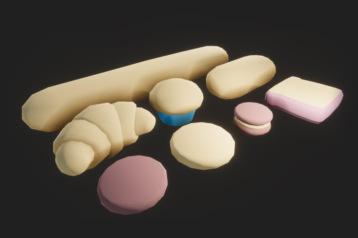Cozy House Bundle - Goodies! Stylized Low Poly 3D Modular Pack