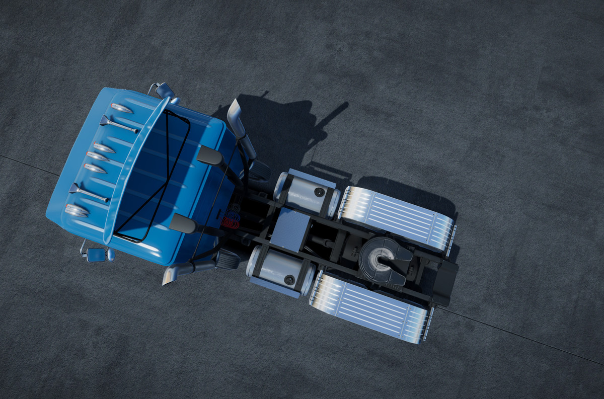 TwinSteer cabover truck