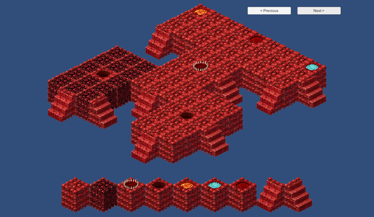 2D Isometric Modular Tileset – Flesh, Blood & Skull