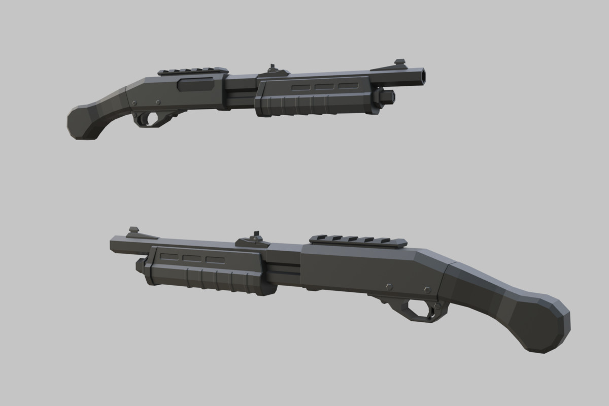 Low Poly Weapon Bundle Pack 1