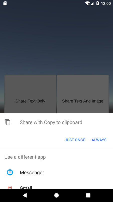iOS & Android Native Share Plugin