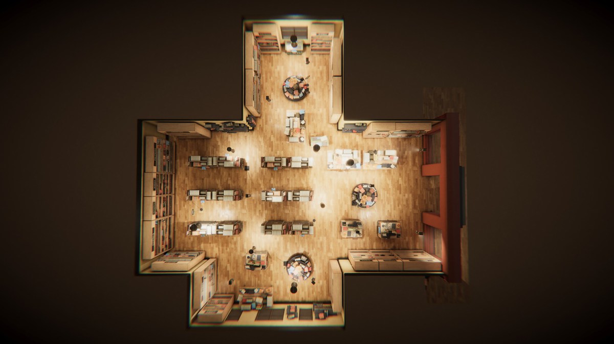 Book Store 3d Environment