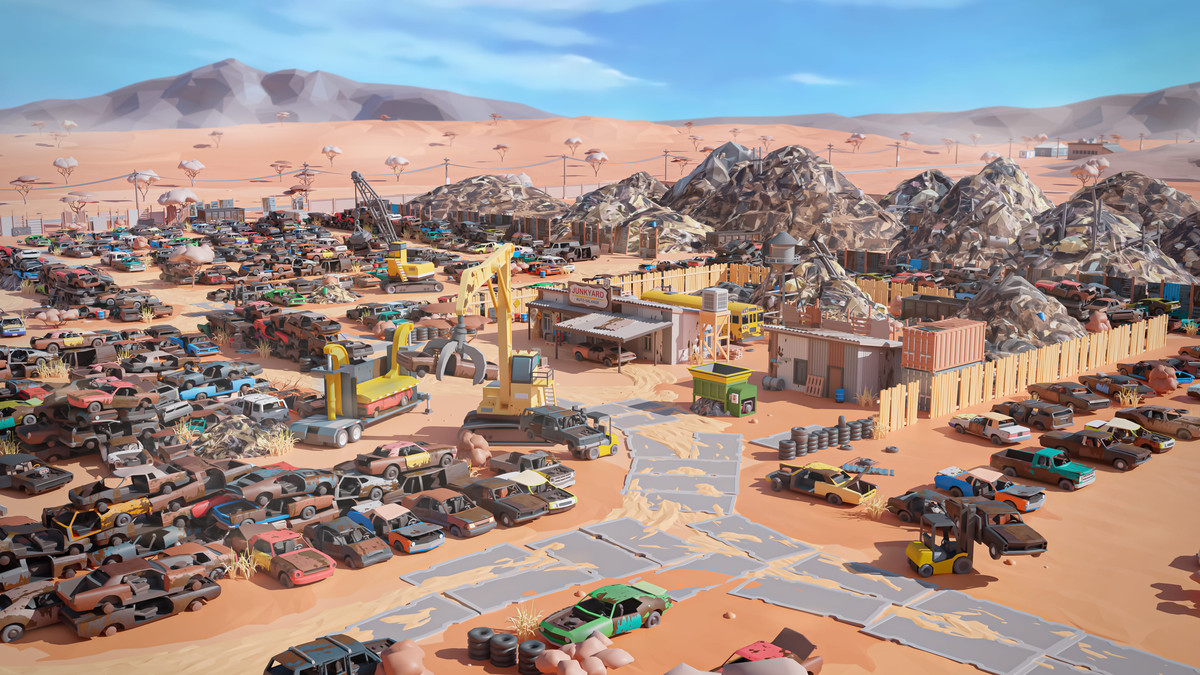 Junkyard - Low Poly 3D Models Pack
