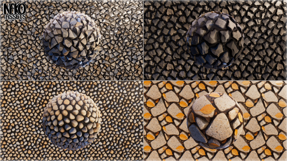Forest 4K Materials x118 Textures of Realistic Nature | PBR HQ Terrain Pack