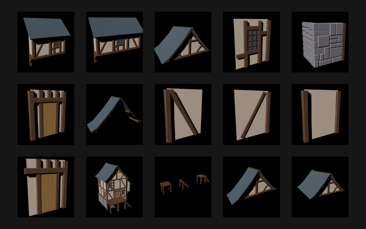 50+ Medieval Props and Assets