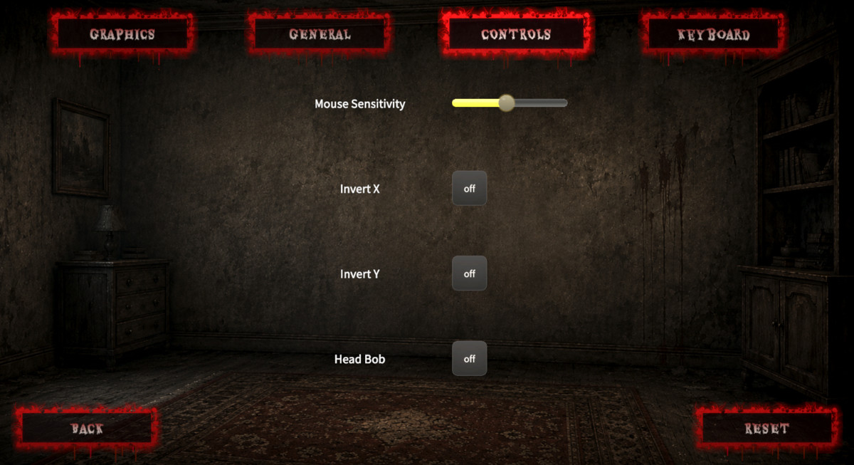 Dark/Horror Themed UI