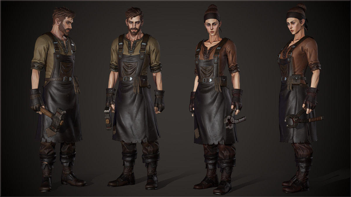 Stylized Medieval Blacksmith