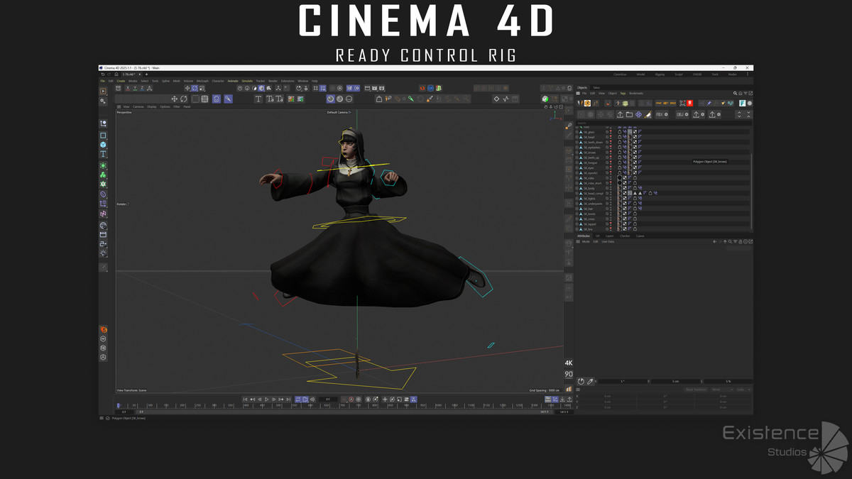 Nun Katharine - Stylized Gothic Character - #76