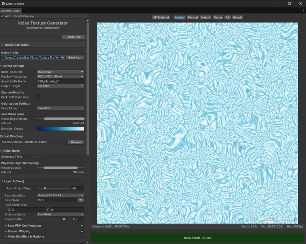 Noise Texture Generator: Procedural PBR Baker