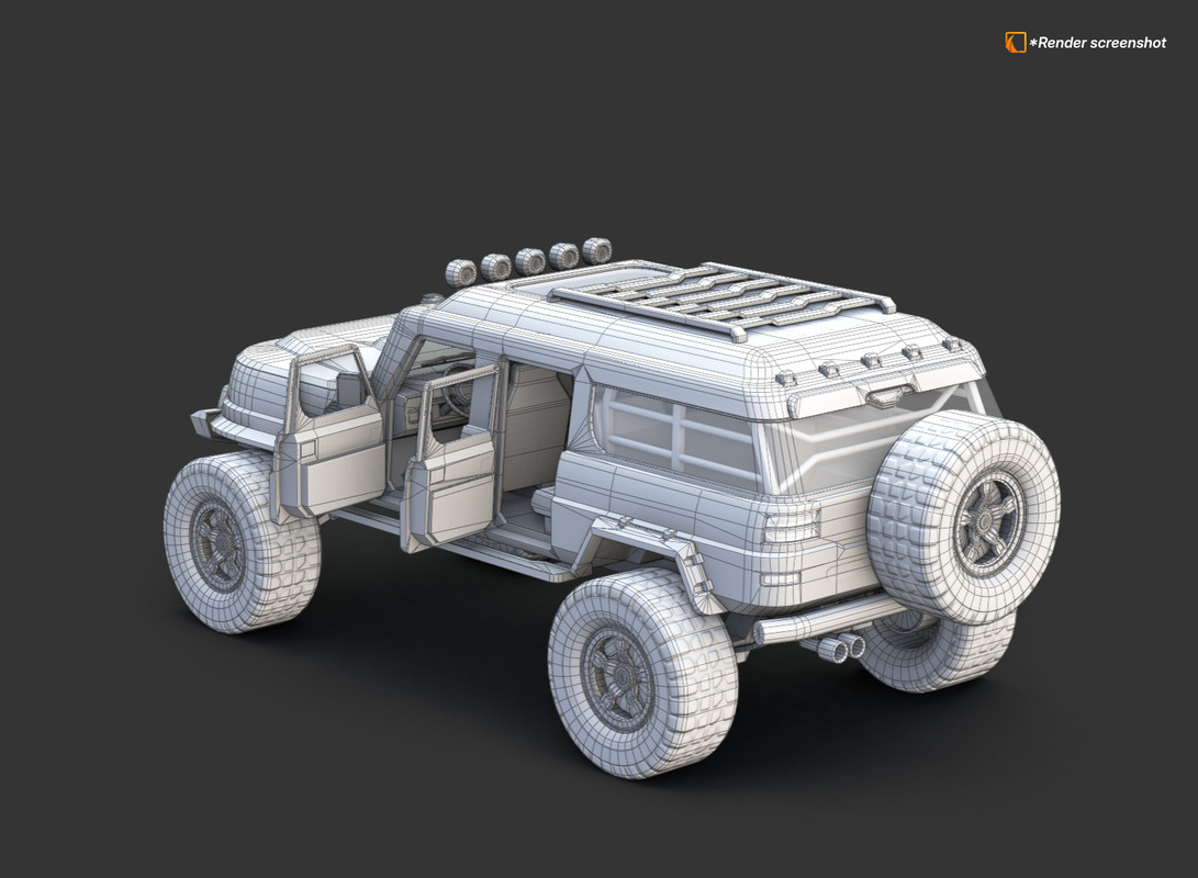 LWB 4x4 - Heavy Duty Off-Road SUV Vehicle Physics