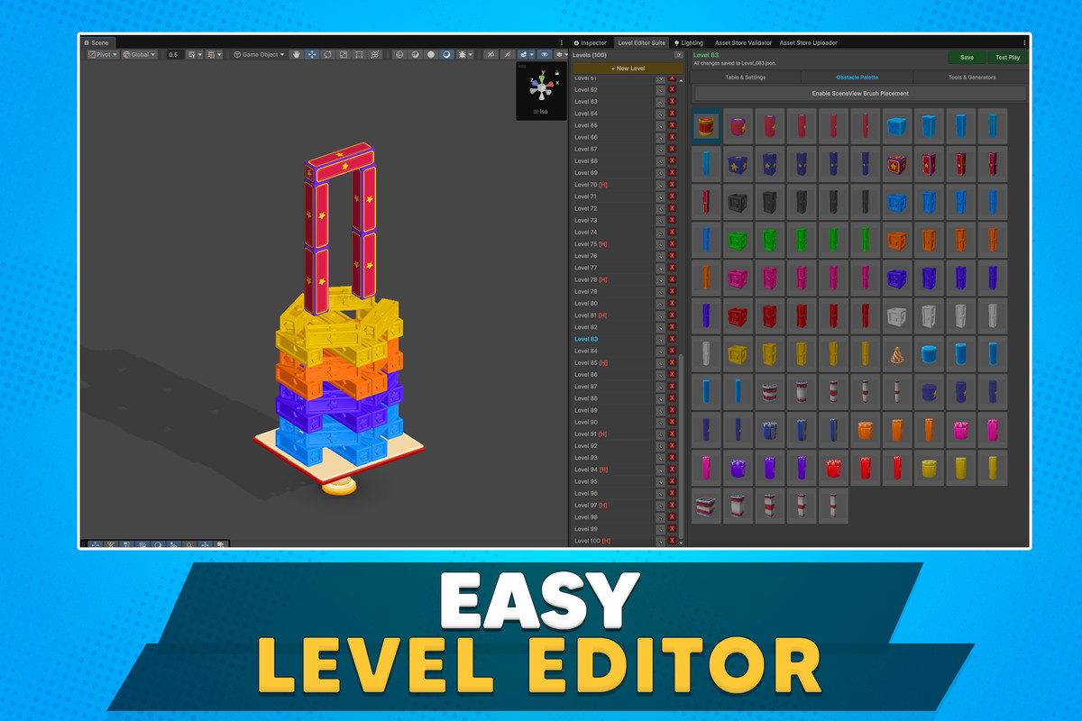 Cannon Blaster 3D - Puzzle Game Template