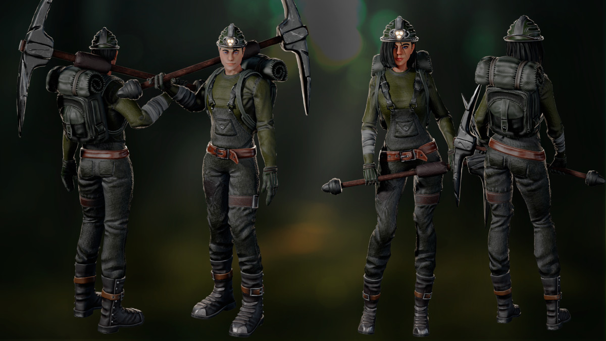 Urban, Mining & Lumber – Modular Character Bundle