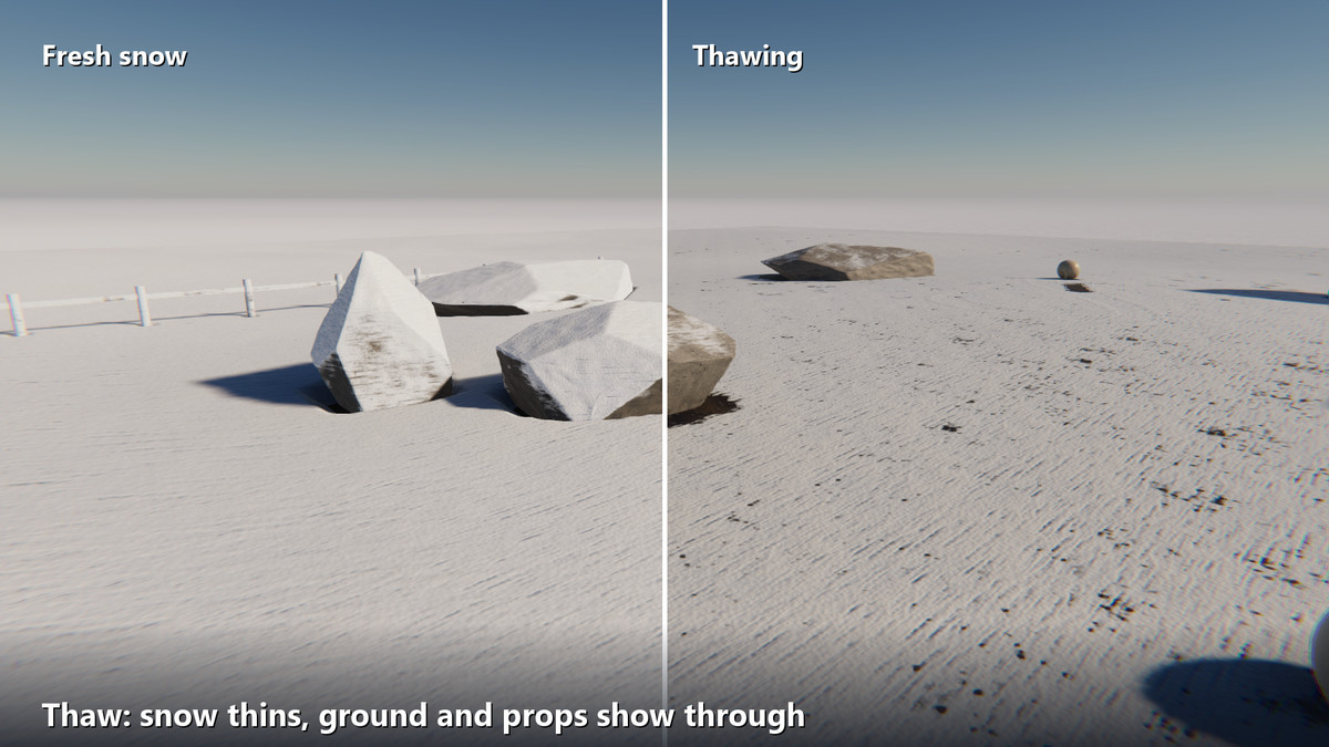 Frostfall - Deformable Snow for HDRP