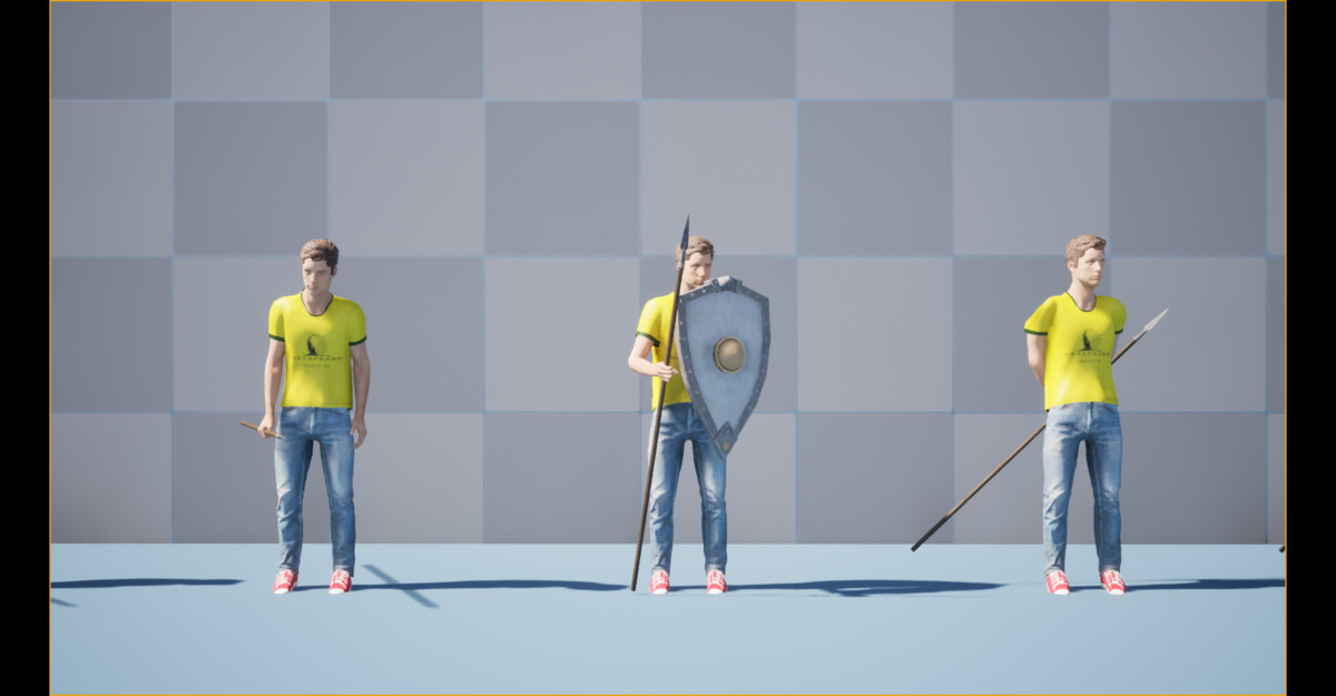 Medieval Castle Guard Animation
