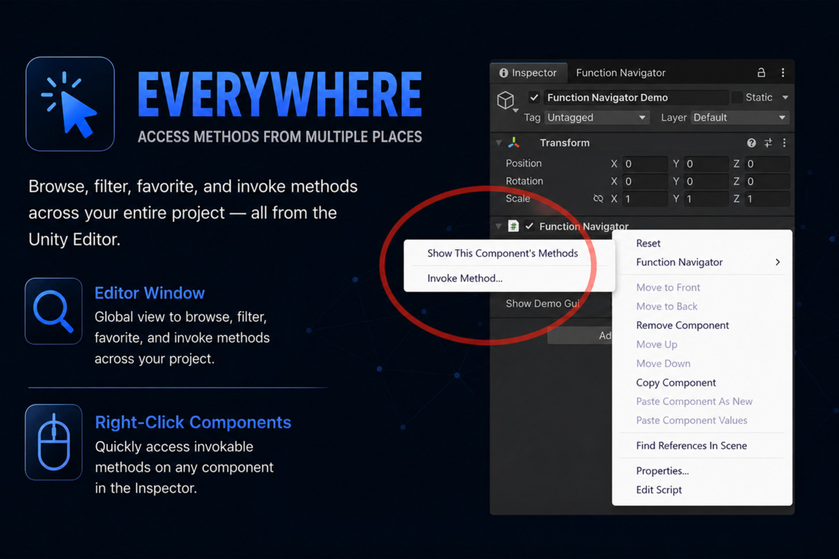 Function Navigator - Find & Invoke Methods