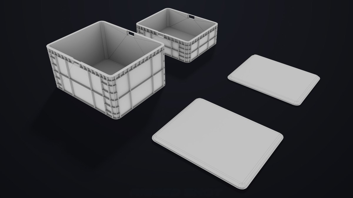 Convertible Hand Truck Steel URP HDRP Textures