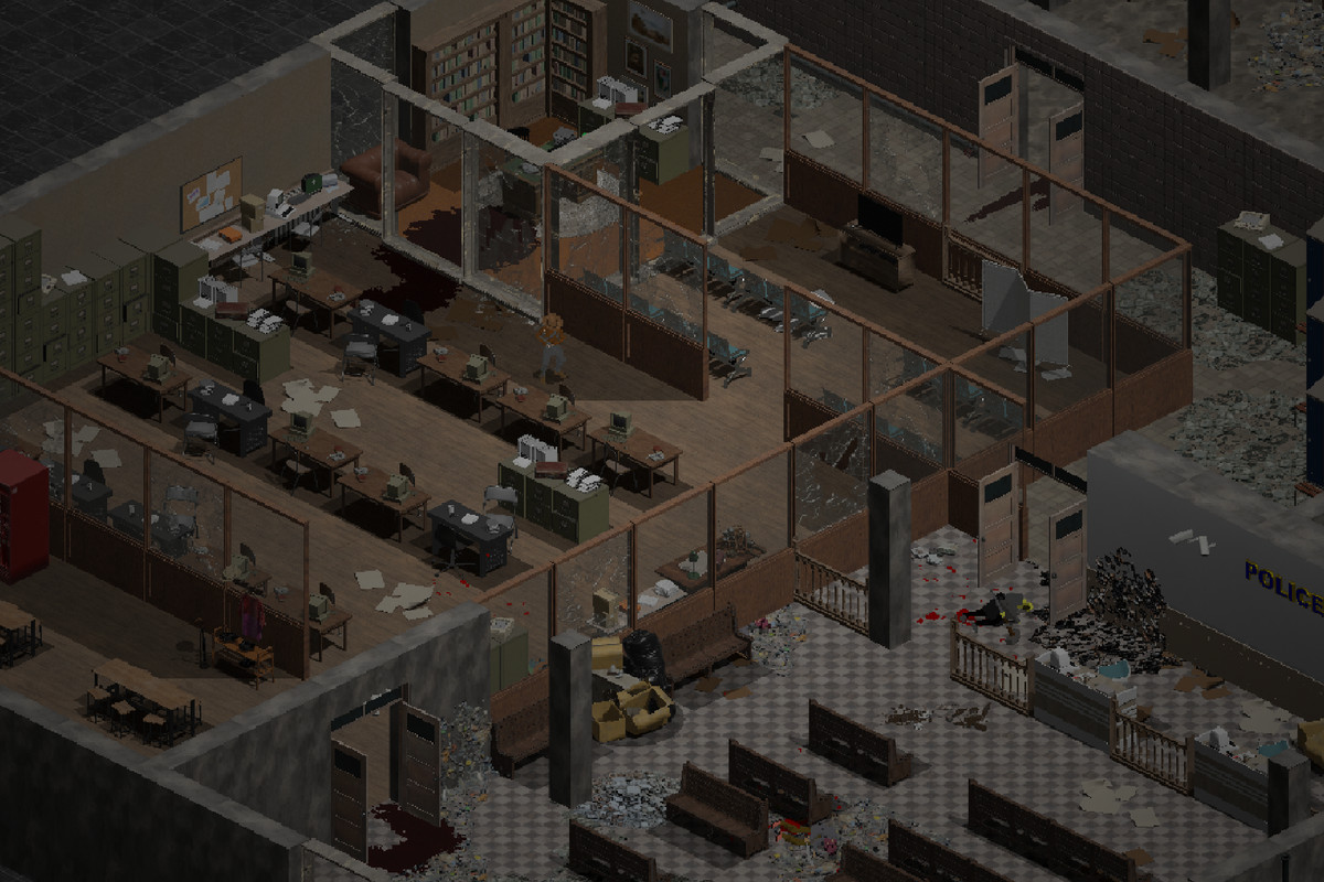 Zombie Interior - HD Isometric Tileset