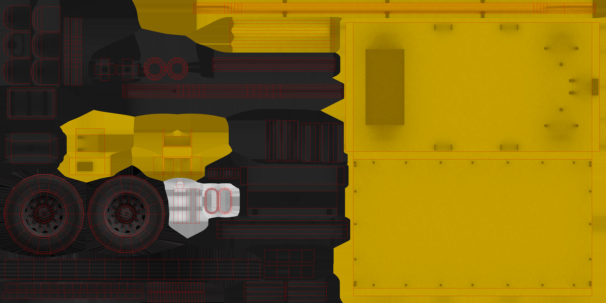 Airport Baggage Cart (440)