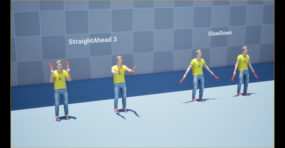 Aircraft Marshalling Animation